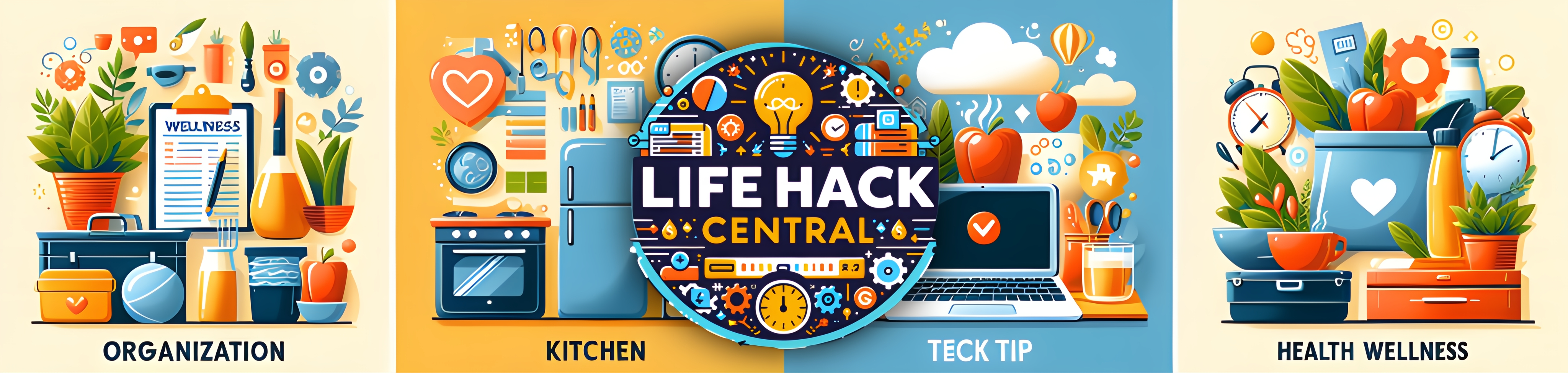 A fun looking life hack banner image